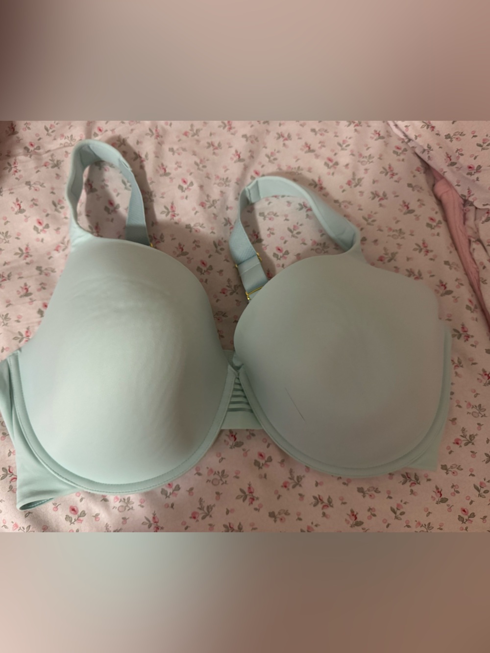 Light Blue Everyday Molded T-Shirt Bra with Smooth Cups